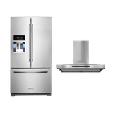 Combo Refrigerador French Door 36"/765L/27p³  + Campana Pared / 36''